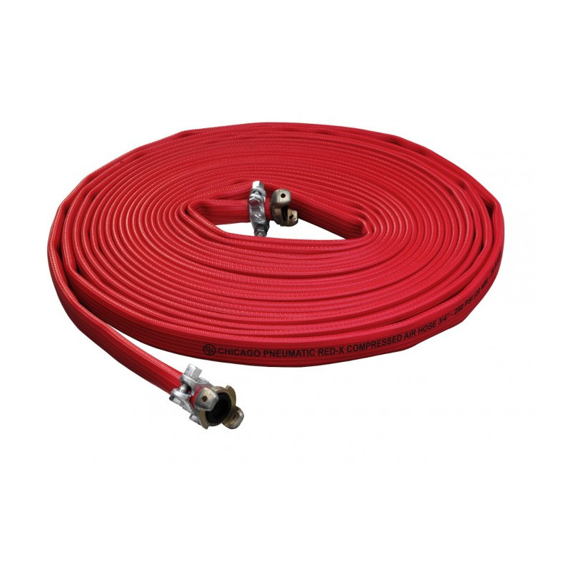 Wąż RED-X 3/4"-20m ze złączami CHICAGO PNEUMATIC