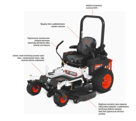 Kosiarka samojezdna BOBCAT ZT3500 132cm