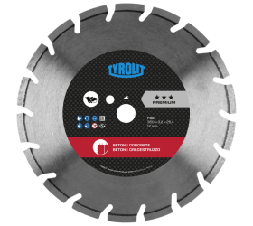 Tarcza diamentowa TYROLIT FSC PREMIUM 450/25,4 mm