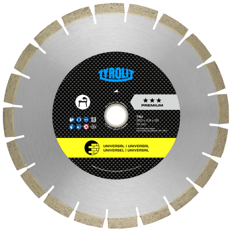Tarcza diamentowa TYROLIT TSU PREMIUM 650 mm