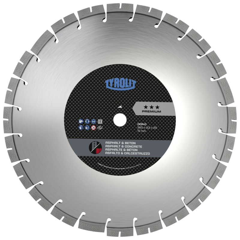 Tarcza diamentowa DCA+C PREMIUM 350 mm TYROLIT