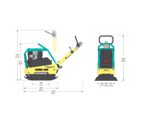 Zagęszczarka dwukierunkowa AMMANN APR 58/75 DE