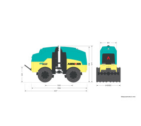 Walec prowadzony AMMANN ARR 1575 CI