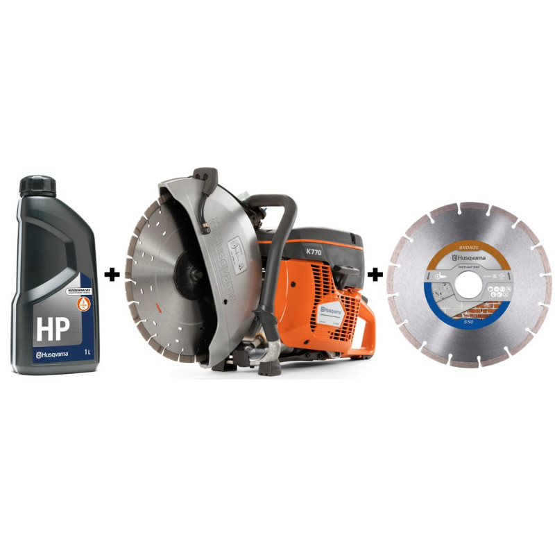 Przecinarka spalinowa HUSQVARNA K770 14" ZESTAW L