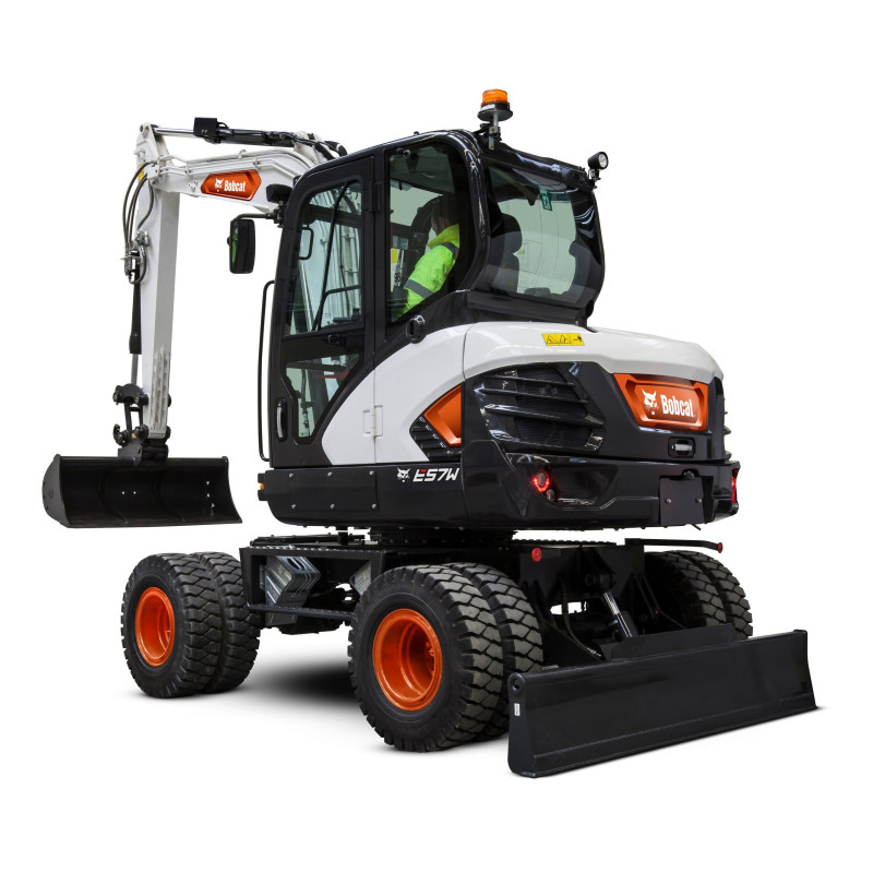 Minikoparka kołowa E57W BOBCAT