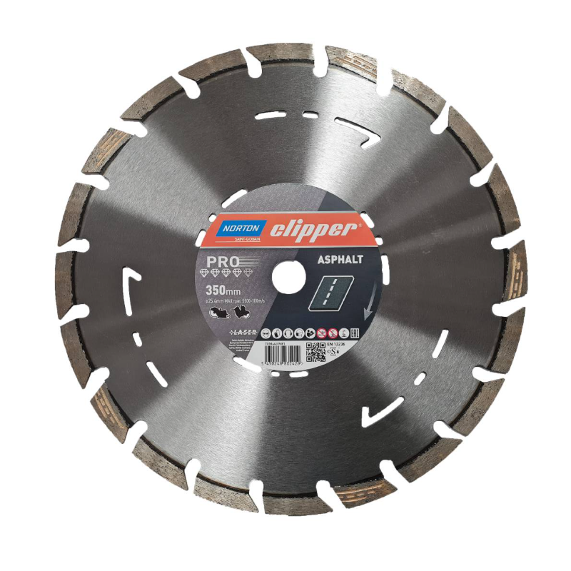 Tarcza diamentowa Pro Asphalt 500/25,4 mm NORTON CLIPPER