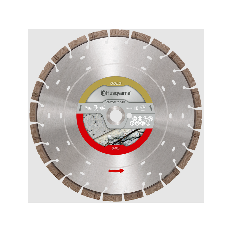 Tarcza diamentowa HUSQVARNA ELITE-CUT S45 EXO-GRIT 500 mm