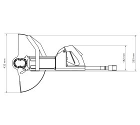 Przecinarka ręczna - hydrauliczna HYCON HCS16 UW do pracy pod wodą