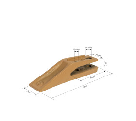 Ząb środkowy do łyżki BOBCAT MS01/MS03