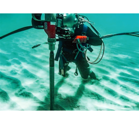 Wiertnica hydrauliczna HYCON HCD25-100 UW do pracy pod wodą