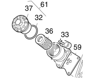 Filtr oleju Hatz 01480001 (stary nr 01480000)