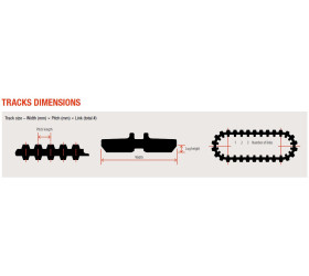 Gąsienica gumowa BOBCAT 230 x 48 x 72 STANDARD