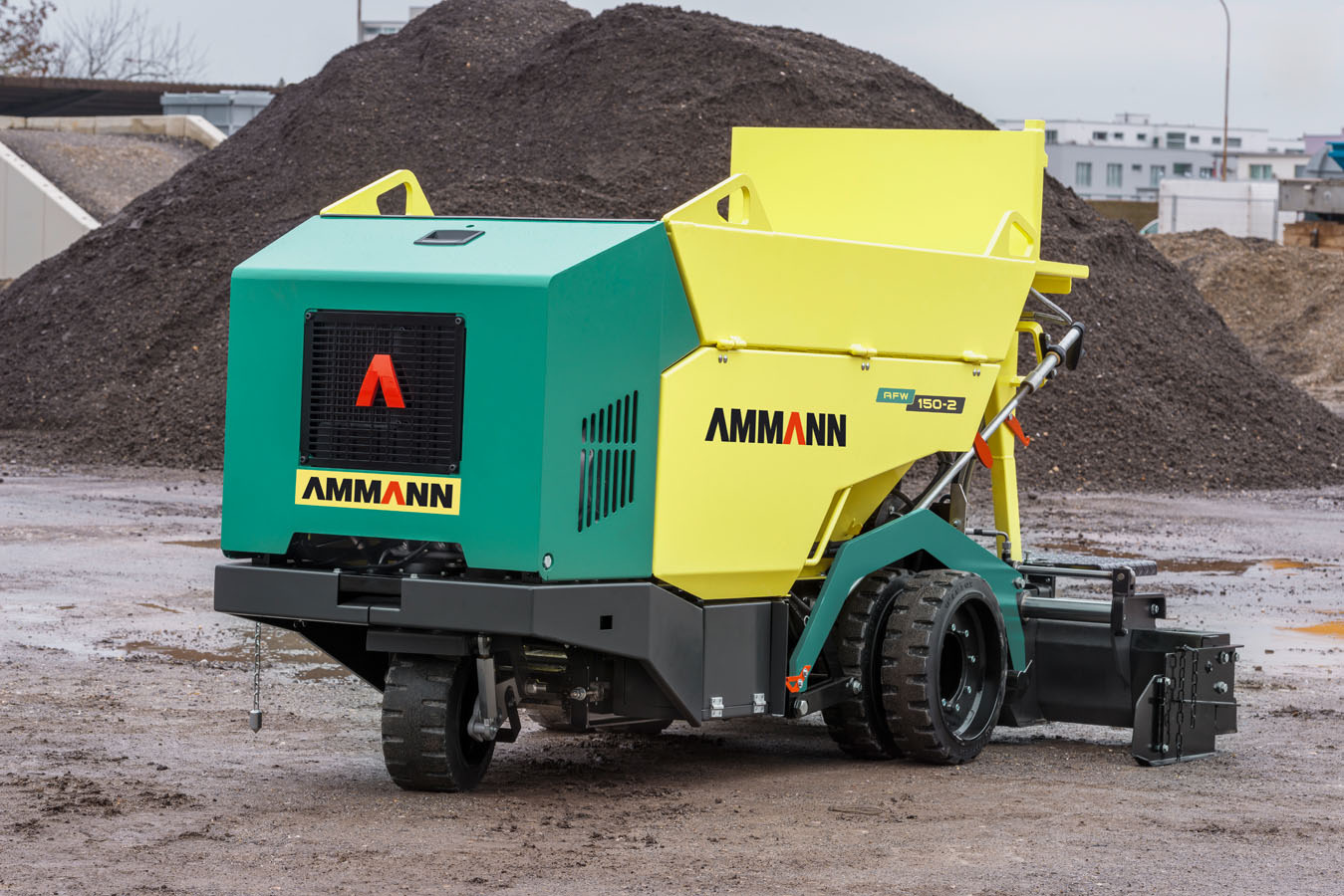 Kompaktowa i łatwa w obsłudze układarka asfaltu - AMMANN AFW 150