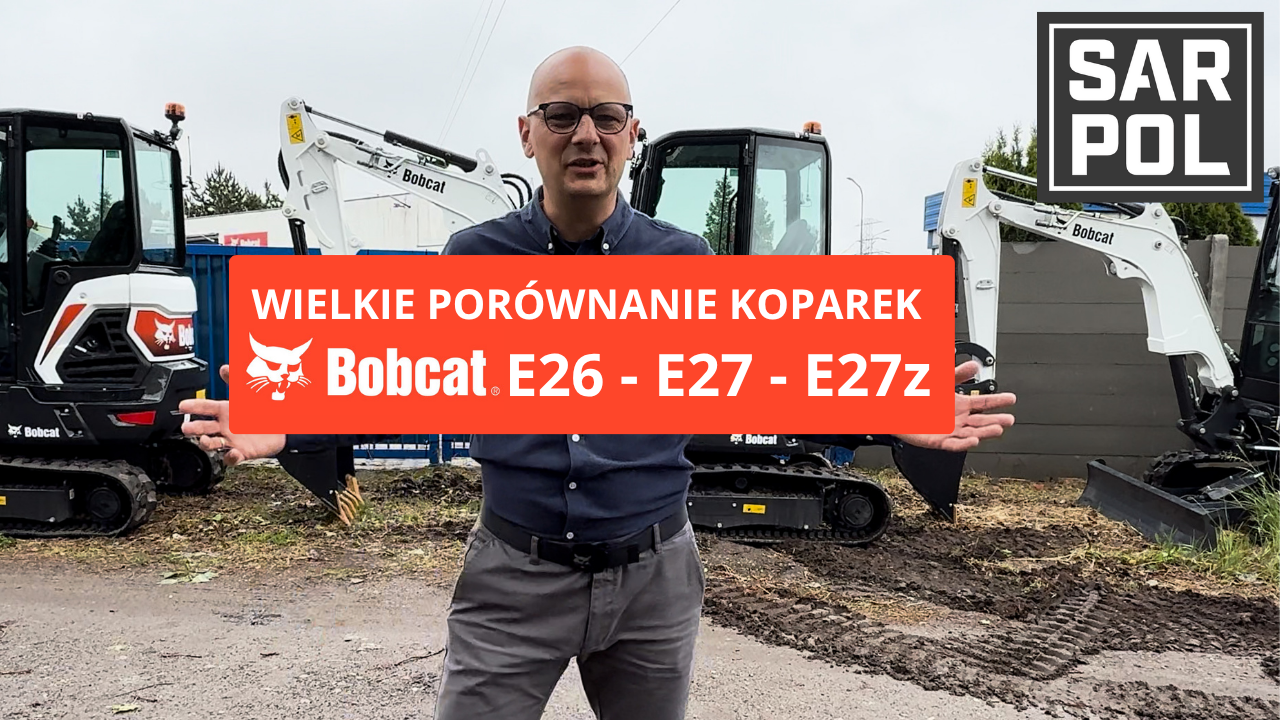 Jaka minikoparka do firmy w 2025? Test trzech hitów Bobcata - E26 vs E27 vs E27z!